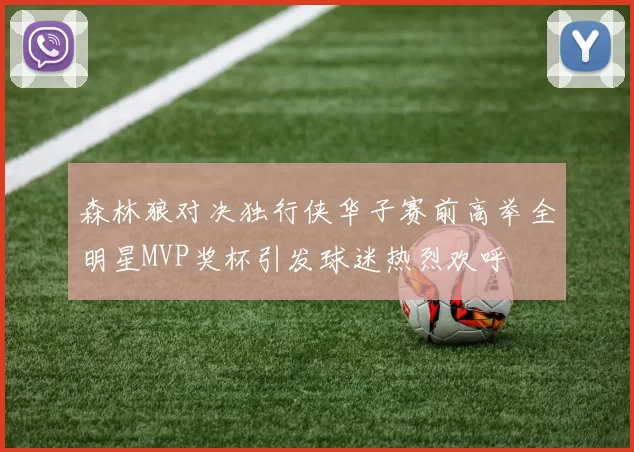 森林狼对决独行侠华子赛前高举全明星MVP奖杯引发球迷热烈欢呼